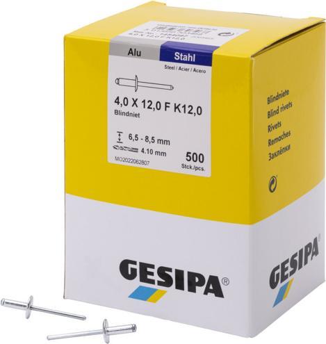 Produktbild Gesipa Blindnieten 4,0x12 F Alu (500)