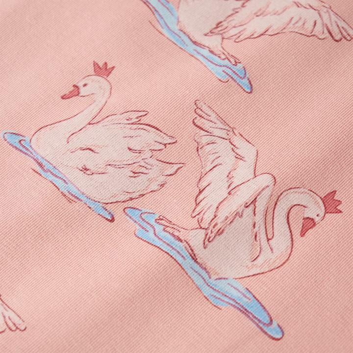 Produktbild vidaXL Kinderpyjama mit Langen Ärmeln Hellrosa 140,Material: 95 (140)