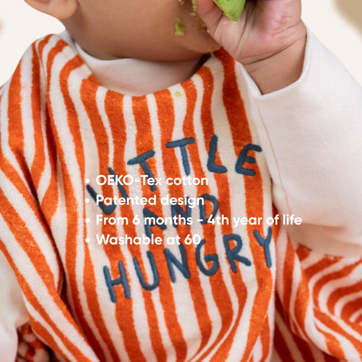 Actual product image Little Casimir Lätzchen mit Ärmeln – wasserdicht, saugfähig & verstellbar, für Babys 6M-4J (6 months)