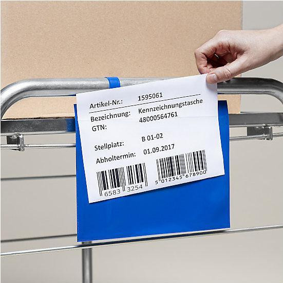 Image du produit kaiserkraft Pochettes d'étiquetage, VE 100 pcs. (A4, 100 pcs)