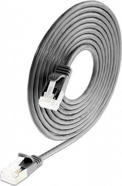 Immagine prodotto Wirewin Cavo patch sottile: U/FTP, 5.0m, nero (U/FTP, CAT6a, 5 m)