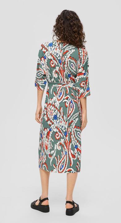 Image du produit s.Oliver Kleid Midi-Kleid mit Plisseefalten (40)