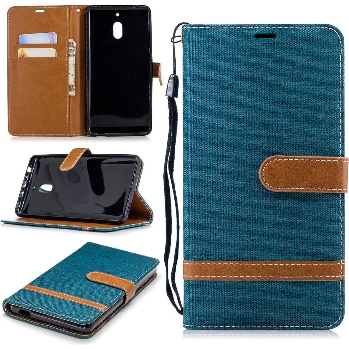 König Design Hülle Handy Schutz für Nokia 2.1 Case Cover Tasche Wallet Etui Handyhülle Bumper (Nokia 2.1), Smartphone Hü...