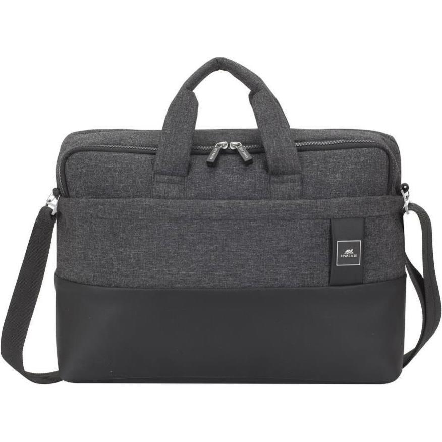 Rivacase NB BACKPACK LANTAU 15.6"/8831 BLACK MELANGE (15.60"), Notebooktasche, Schwarz