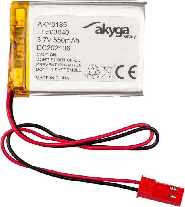 Akyga LP503040 Akkupack x Spezial-Akku LiPo 3.7 V 550 mAh (1 pcs., 550 mAh)
