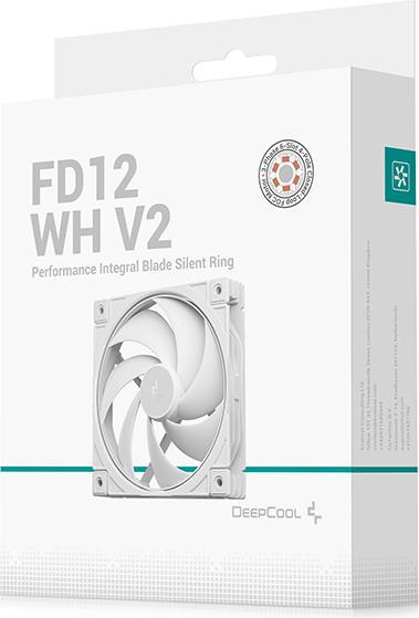 Actual product image Deepcool "K COOLER FD12 V2 120mm PWM Gehäuselüfter white" (120 mm, 1x)