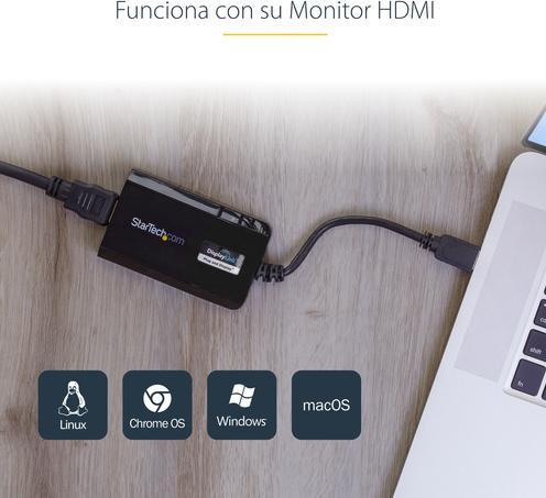 Produktbild StarTech USB 3.0 To HDMI Video Adapter (HDMI, 9 cm)