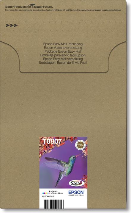 Actual product image Epson T0807 (C, FC, LC, LM, M, Y)