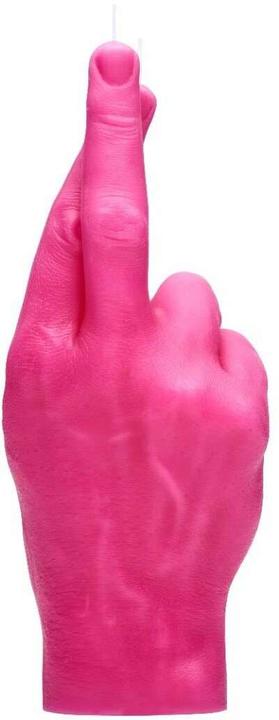 Image du produit Candle Hand Bougie Mandatus Crossed Fingers, Rose, Caractéristiques (1 pcs)