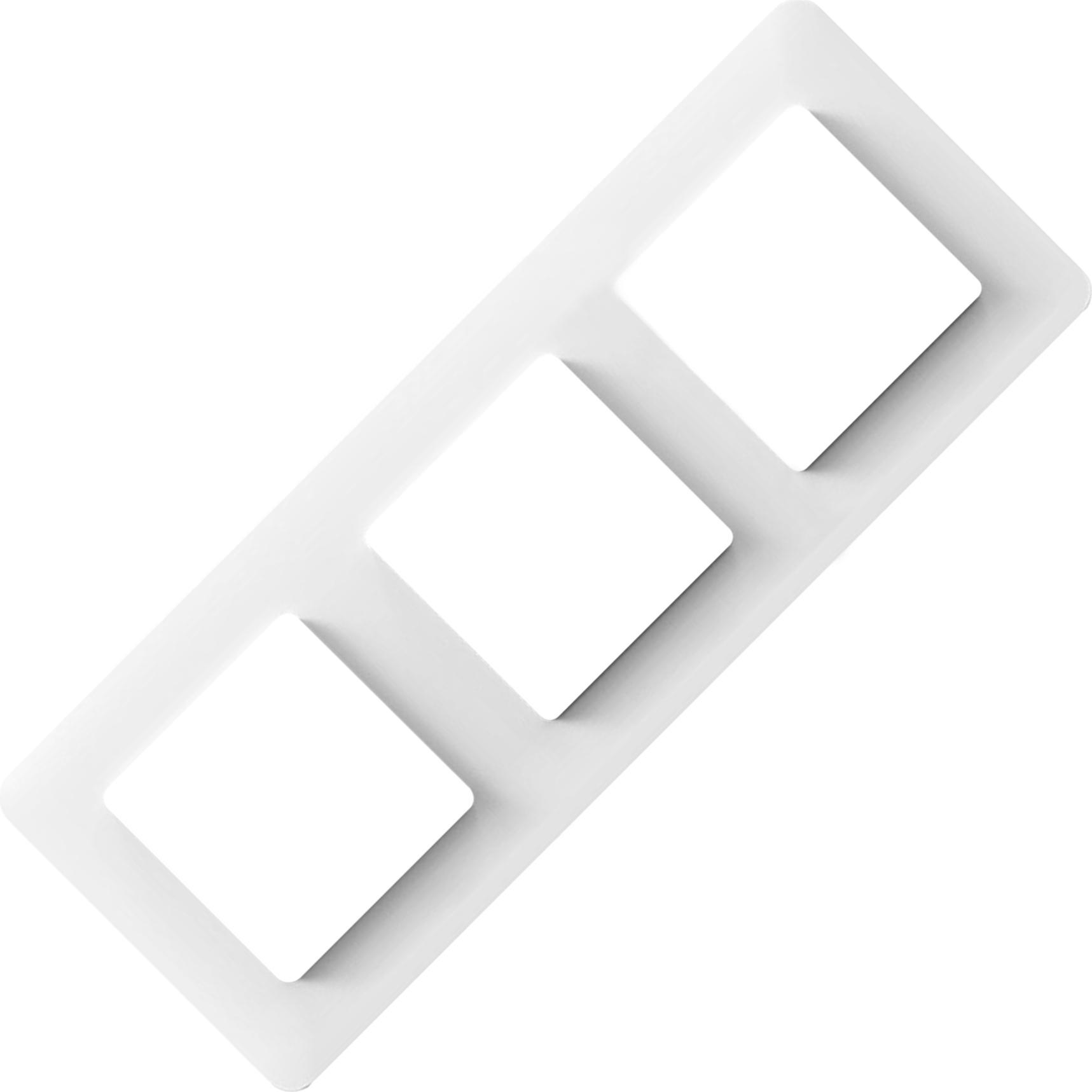 Thumbnail - PNI WS3 Dreifachrahmen für SmartHome Smart-Schalter oder Steckdose, Smart Home Hub, Weiss