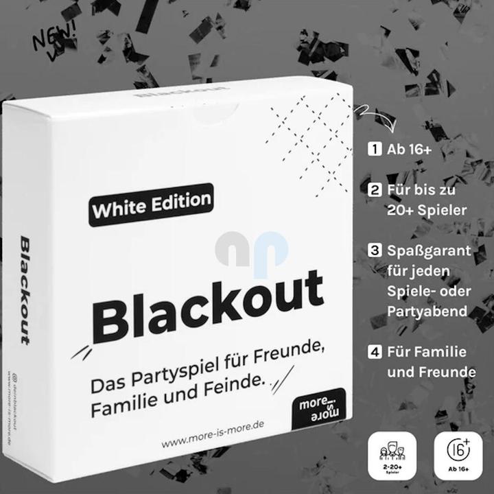Actual product image Magni Blackout - white edition 32491 (German)