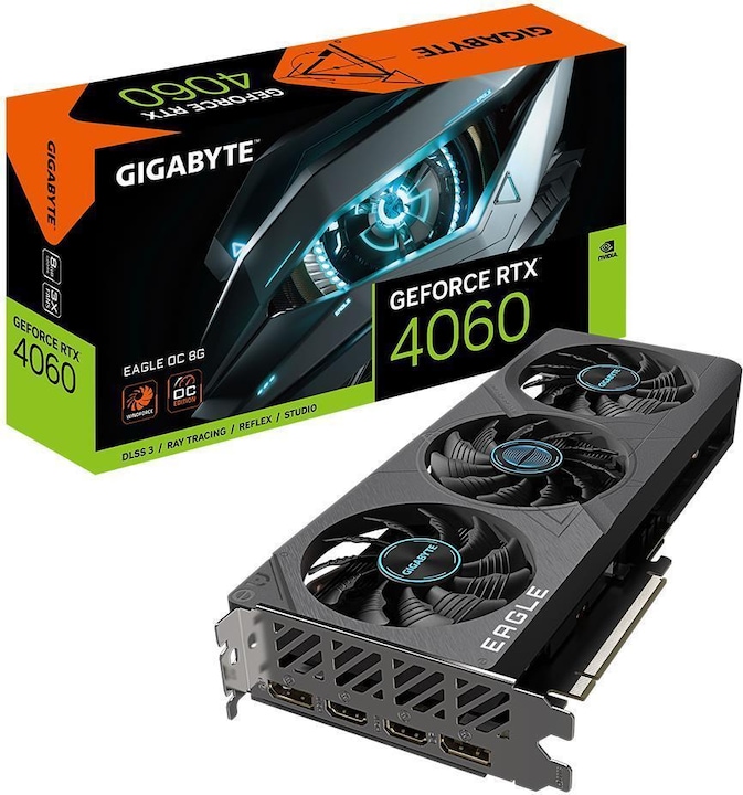 Actual product image Gigabyte GeForce RTX 4060 8GB EAGLE OC (8 GB)