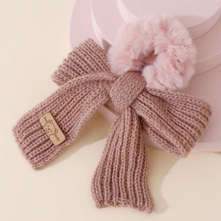 Immagine prodotto Avizar Haargummi Kunstfell mit Strickschleife Kimiko (Elastico per capelli)