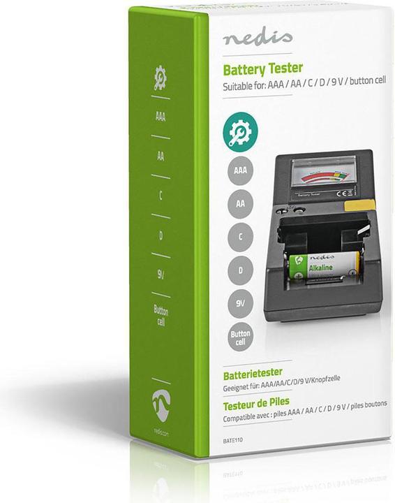 Actual product image Nedis Battery tester