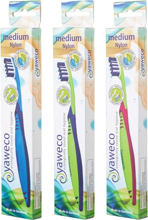 Actual product image Yaweco Toothbrushes nylon medium (Medium, 1 x)