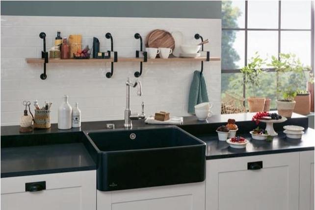 Produktbild Villeroy & Boch V&B Einhand-Spültischbatterie AVIA 2.0 Druck Edelstahl massiv