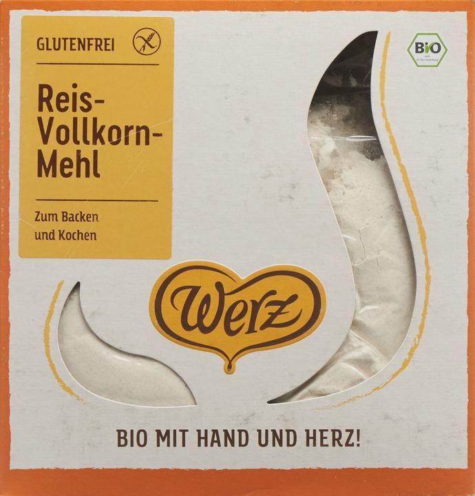 Actual product image Werz Rice flour organic gluten free (1000 g)