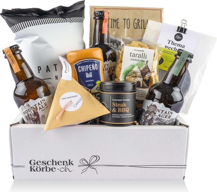 Actual product image Geschenkkörbe CH Mountain BBQ