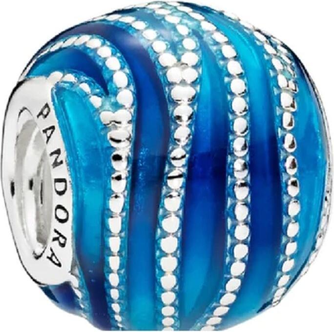 Produktbild Pandora Blue Swirls Charms/Beads (Edelstahl)