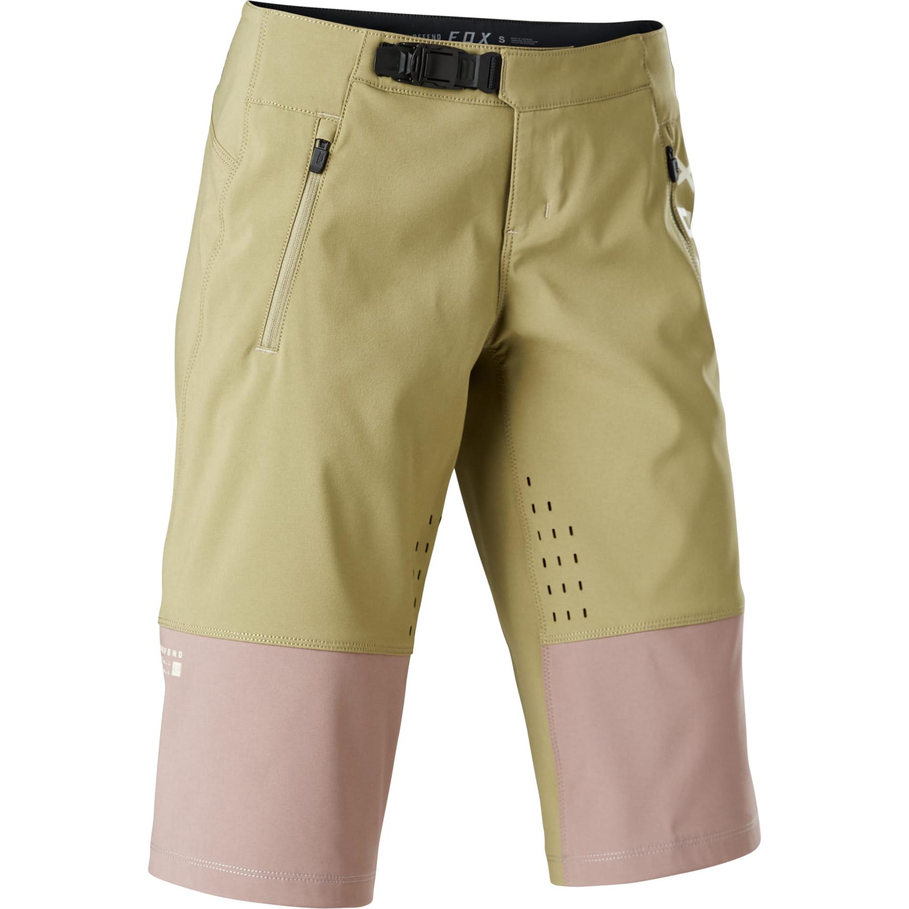 Fox, Damen, Velohosen, Defend MTB Hose lang (XS), Beige, XS