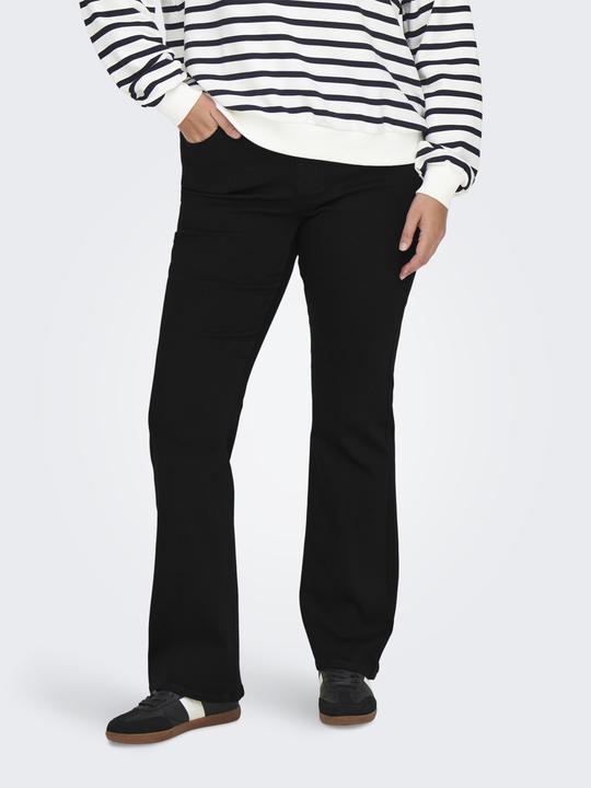 Actual product image Only CARHELLA mid waist retro fit, flared jeans Flared fit jeans (30)