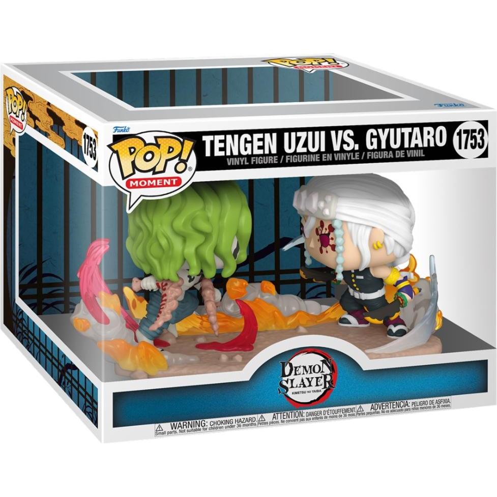 Thumbnail - Funko Demon Slayer: Kimetsu no Yaiba POP Moments Vinyl Figuren Tengen Vs Gyutaro 9 cm