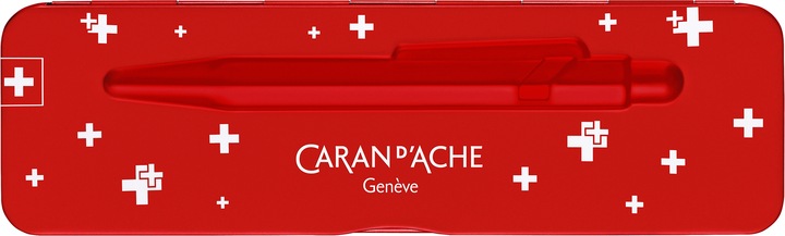 Image du produit Caran d'Ache 849 Totally Swiss mit Etui (Blanc, Rouge, 1 x)