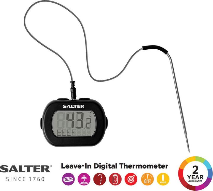 Salter 515 BKCR Leave-In Digital Thermometer