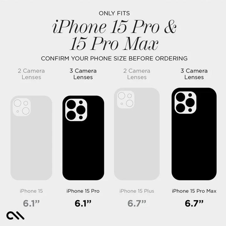 Produktbild Case-Mate iPhone 15 Pro (1 Stück, Apple iPhone 15 Pro, Apple iPhone 15 Pro Max)