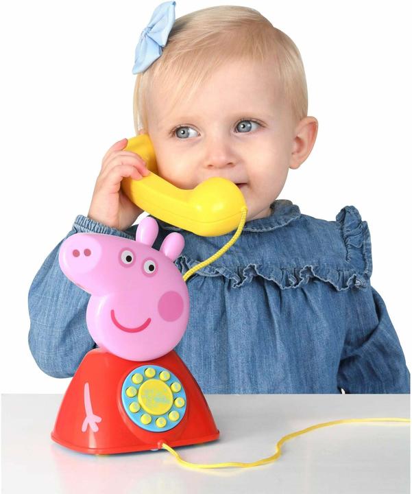 Actual product image HTI Peppa Pig pull-along phone