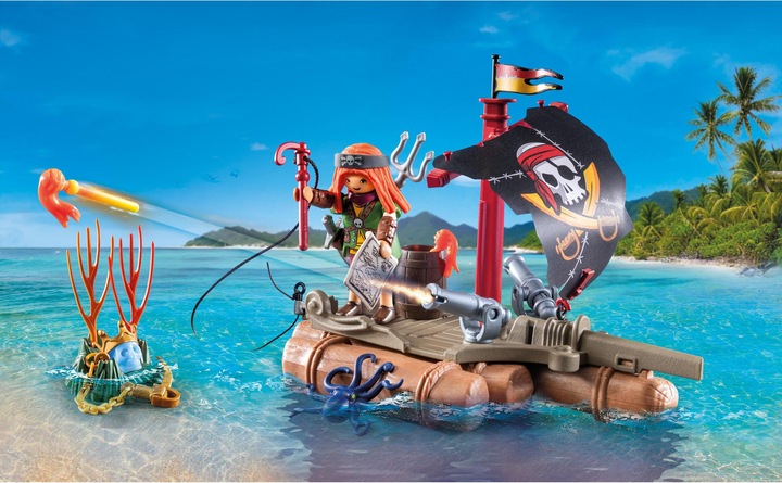 Productafbeelding Playmobil Een schat vinden op een piratenvlot (71794, Playmobil Piraten)