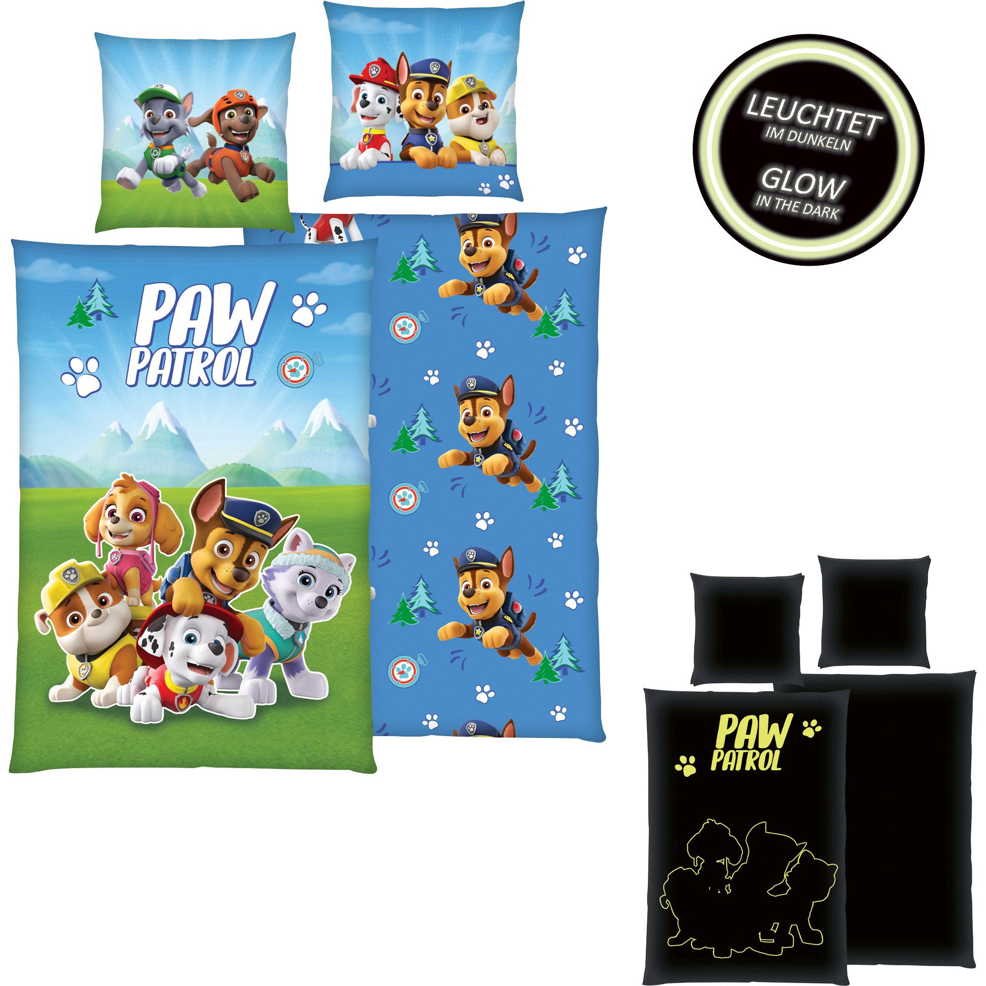 Herding, Kinderbettwäsche, Kinder-Wendebettwäsche "Paw Petrol"