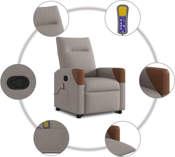 Image du produit vidaXL Massagesessel mit Aufstehhilfe