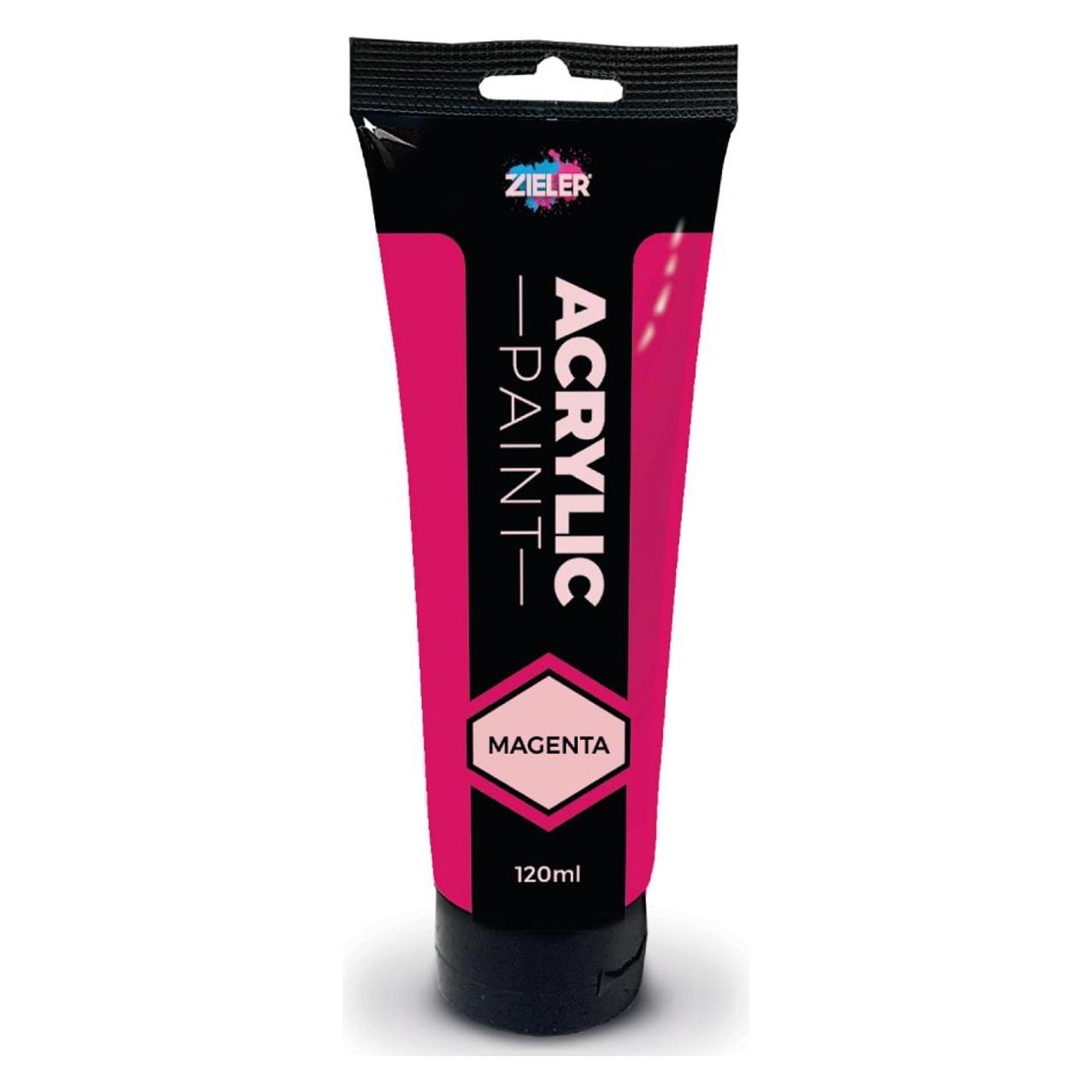Zieler, Kleuren + Verf Voor Doe-het-zelvers, - Premium Acrylic - Magenta - 120ml (609299412) (120 ml)