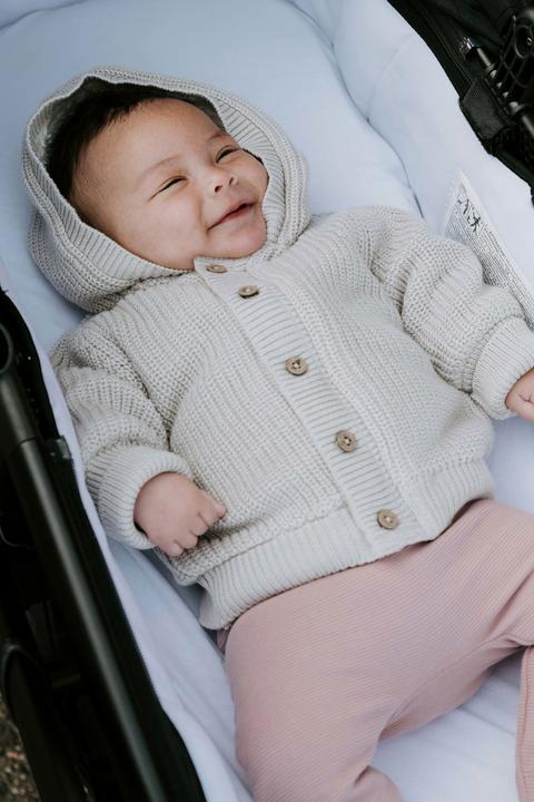 Image du produit Baby's only Babys Only Veste à capuche doublée en peluche Soul, lin chaud (68)