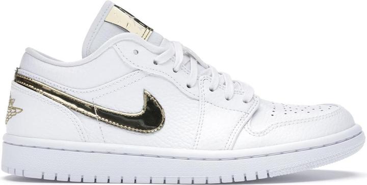Image du produit Jordan 1 Low White Metallic Gold (Women's) (35.5)
