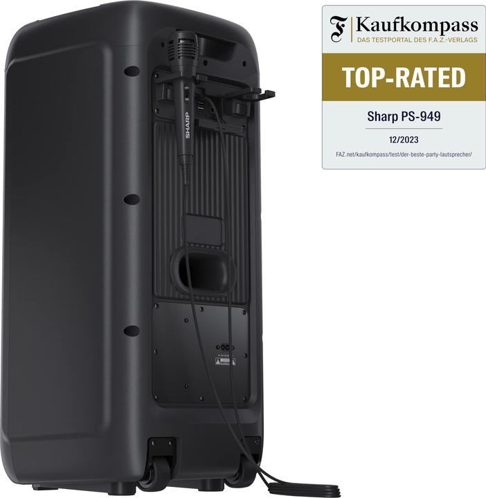 Actual product image Sharp PS-949 (12 h, Electrical connection, Rechargeable battery operated)