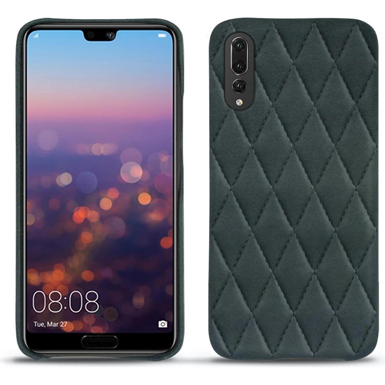 Noreve Lederschutzhülle (Huawei P20 Pro), Smartphone Hülle, Blau