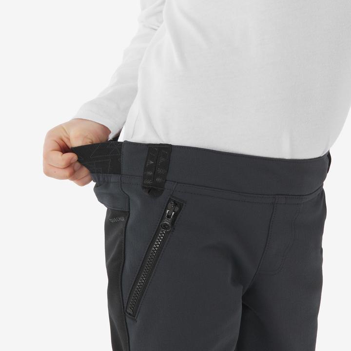 Image du produit Quechua Pantalon softshell de randonnée enfant 2-6 ans, MH900 noir (122)
