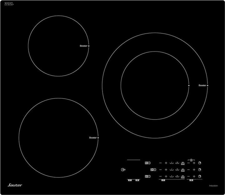 Actual product image Sauter SPI6361B (60 cm, Induction hob)