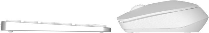 Actual product image Rapoo Kabelloses Multimodus-Deskset 9710M, QWERTZ, weiss (00228038) (DE, Wireless)