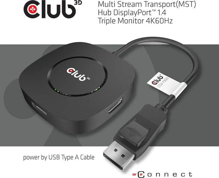 Produktbild Club 3D 3D Adapter CSV-7300 MST (DP, 13 cm)