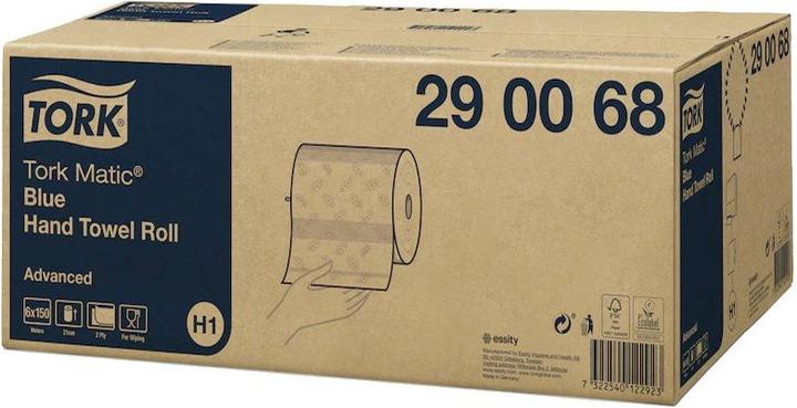 Image du produit Tork Rouleau d'essuie-mains Advanced Hybrid 2 plis bleu (150m) (1x)