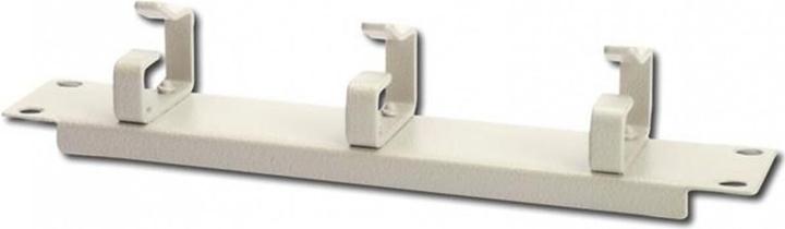 Actual product image Digitus 10 inch cable management panel 1U 3 rings colour grey RAL 7035