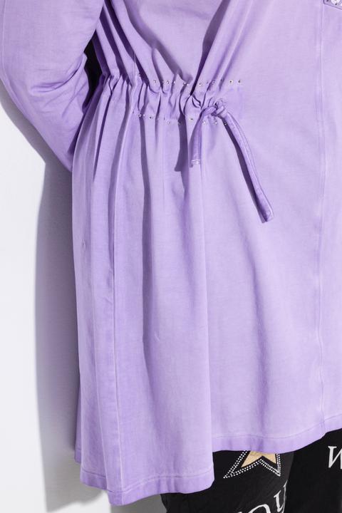 Image du produit Angel of Style Long-Sweatshirt, oversized, Netz-Kapuze (42)