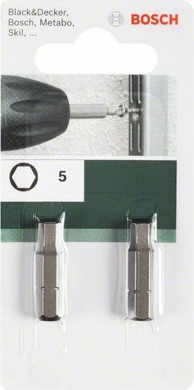 Immagine prodotto Bosch Zubehör Schrauberbit Standard HEX (Esagonale M2)