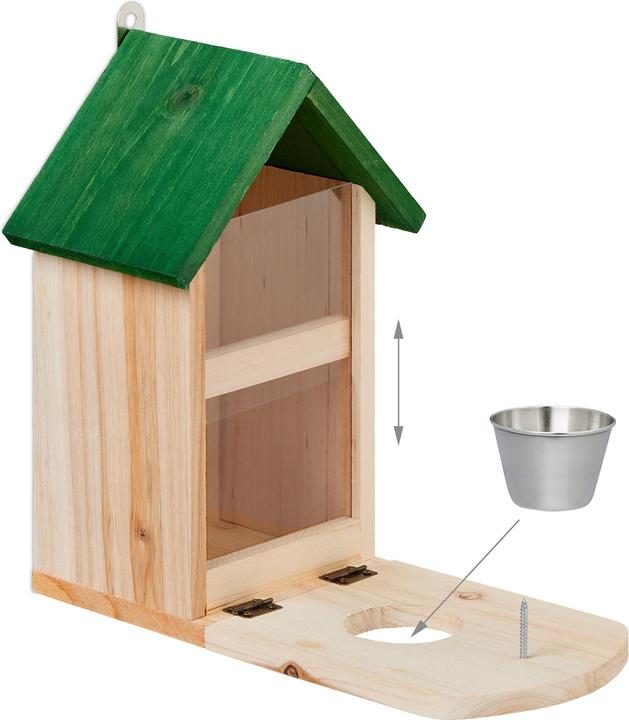 Produktbild Relaxdays Eichhörnchenfutterhaus