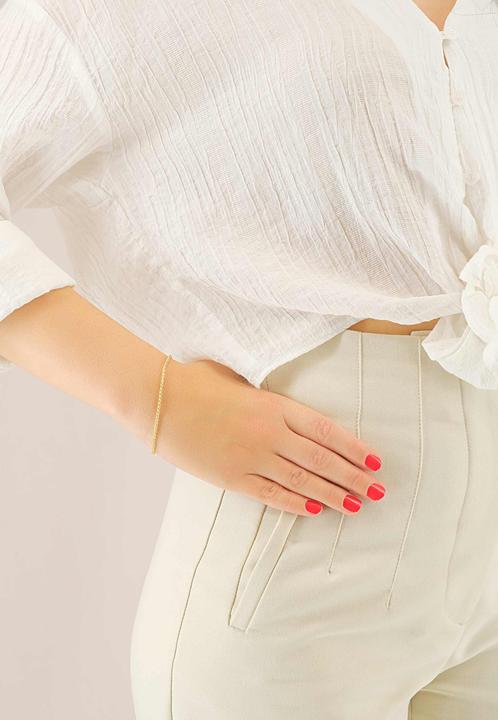 Image du produit Muau Tresse (19 cm, Or jaune 750/18K)