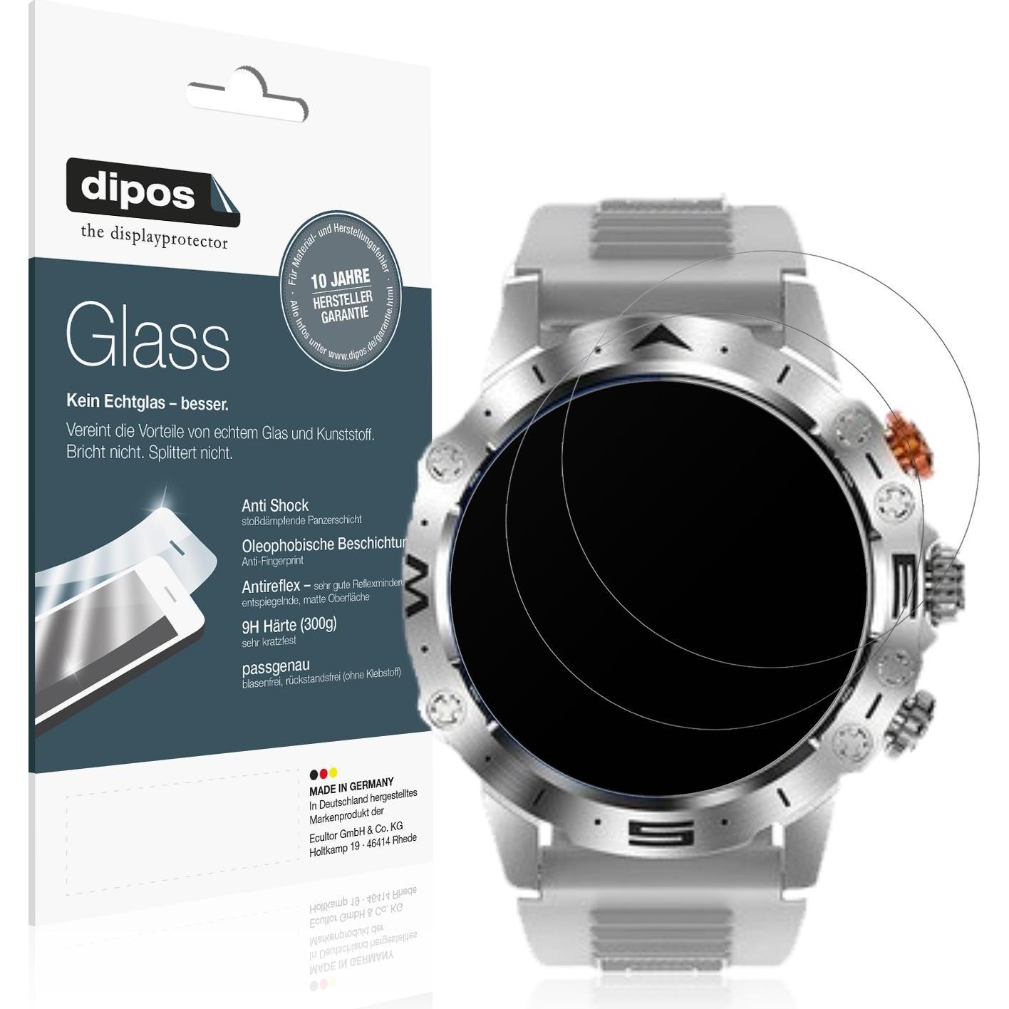 Thumbnail - Dipos Anti-Shock Displayschutz Matt 9H, Smartwatch Schutzfolie, Transparent