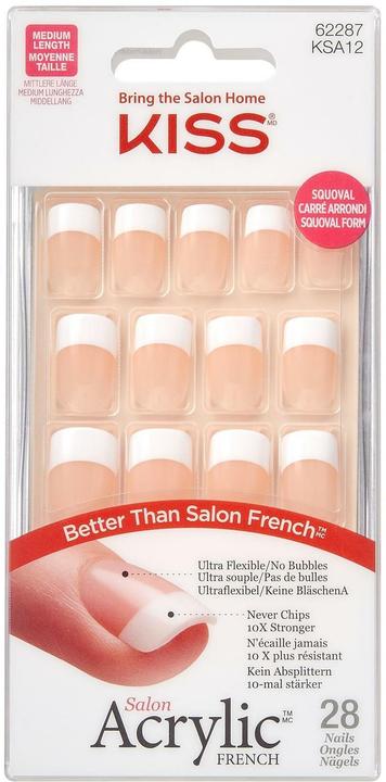 Immagine prodotto KISS Salon Acrylic (Unghie artificiali, Bianco, Trasparente)
